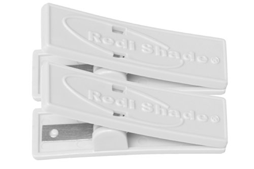 Easy-Fensterfix® – Persiana plisada – Persiana enrollable de papel – sin agujeros – para puertas de ventana – blanco – hasta 121 cm