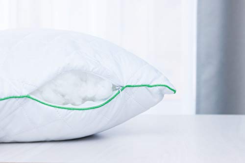 Easycosy - Relleno de Microfibra Tacto Pluma 100% Poliéster - 1 kg - Relleno para Peluche, Almohadas, muñecas, Cojines. Bolsa de 1000gramos