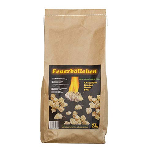 EiFi 4321901 - Paquete de 200 bolas para encendido de barbacoa (2,5 kg) [importado de Alemania]