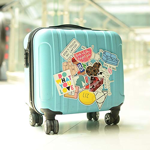 EKKONG Pegatinas, 46 Pack Kit de Pegatinas, Pegatinas Decorativas Stickers para Coche, Infantiles, Portátiles, Moto, Funda de Viaje (46pcs)