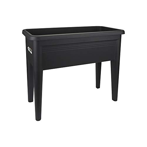 Elho Green Basics Grow Table XXL Crecimiento, Negro Intenso, 29x29x26.3 cm
