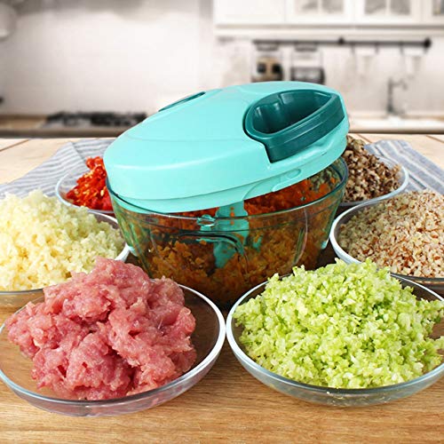 EmNarsissus Picadora Manual de Alimentos, cortadora de Verduras, trituradora, trituradora de ajo, máquina procesadora de Carne, trituradora, licuadora, Herramienta de Cocina