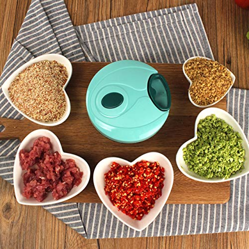 EmNarsissus Picadora Manual de Alimentos, cortadora de Verduras, trituradora, trituradora de ajo, máquina procesadora de Carne, trituradora, licuadora, Herramienta de Cocina