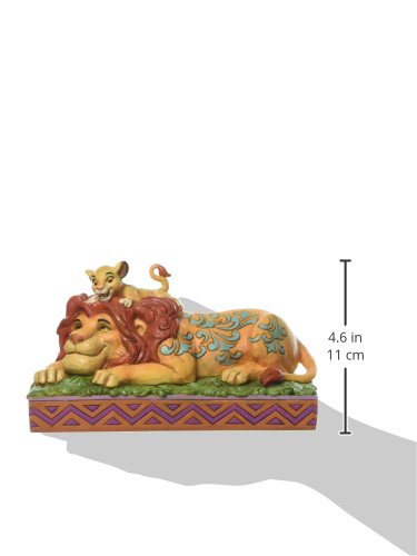 Enesco Disney Traditions - El Orgullo de Un Padre-Simba & Mufasa Figurina, Resina, Multicolor, 10.00x19.50x11.00 cm