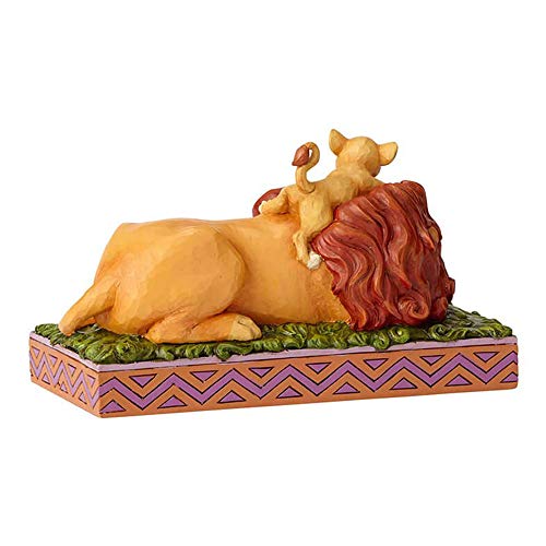 Enesco Disney Traditions - El Orgullo de Un Padre-Simba & Mufasa Figurina, Resina, Multicolor, 10.00x19.50x11.00 cm