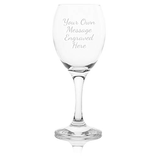 Engrave It Online Vaso de Vino Personalizado en Caja de presentación con Forro de Seda, Introduce tu Grabado Personalizado