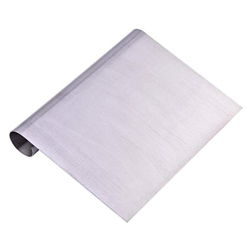Espátula Rasqueta de Acero Inoxidable y Picadora de Cocina Repostería Pan Separador espátulas de harina para repostería Fondant Pastel Herramienta Gadget