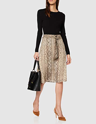 Esprit 010eo1d305 Falda, Beige (Light Taupe 4 263), 36 (Talla del Fabricante: 34) para Mujer