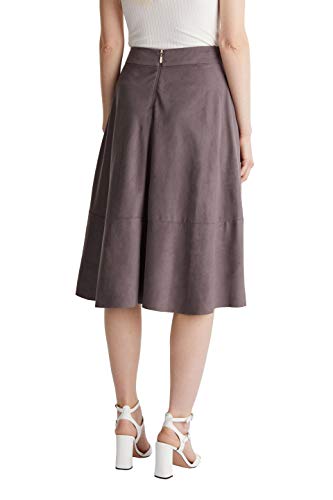 Esprit 010eo1d308 Falda, Marrón (Taupe 240), 36 (Talla del Fabricante: 34) para Mujer