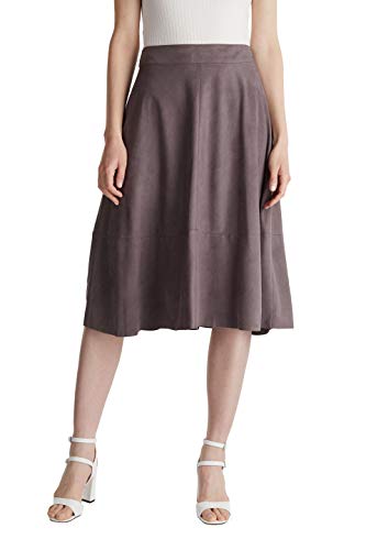 Esprit 010eo1d308 Falda, Marrón (Taupe 240), 36 (Talla del Fabricante: 34) para Mujer