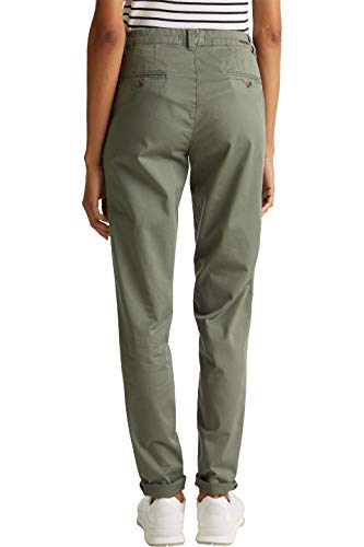 Esprit 990ee1b302 Pantalones, Verde (Khaki Green 350), 42/L30 (Talla del Fabricante: 42/30) para Mujer