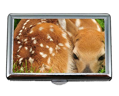 Estuche de Bolsillo/Estuche de Cigarrillos, Estuche para Tarjetas de crédito de Meadow Portrait Baby Wild ID/Titular/Estuche de Tarjetas