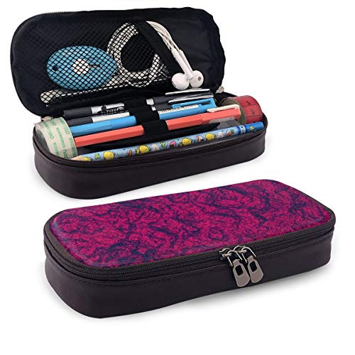 Estuche de tela con textura de damasco para niños y niñas, estuche grande para lápices y bolígrafos, para estudiantes, universidad, material escolar y oficina