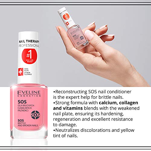 Eve Line Cosmetics Therapy for brittle y Broken Nails, 1 pieza