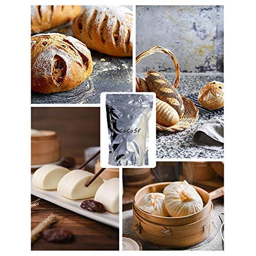 Exuberanter Levadura De Pan para Hacer Pan - 5/10/20/50/100/300/500g Levadura De Panadería, Levadura De Pan En Polvo, Levadura Seca De Alta Tolerancia A La Glucosa para Pan para Uso Doméstico