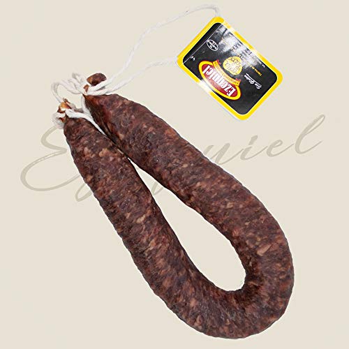 Ezequiel - Embutido Salchichón de Cerdo Extra Herradura - Ahumado con Leña de Roble - Sin Gluten Sin Lactosa - 500gr