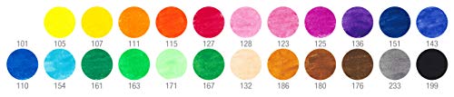 Faber-Castell 127024 - Estuche de cartón con 24 ceras pastel de aceite, multicolor