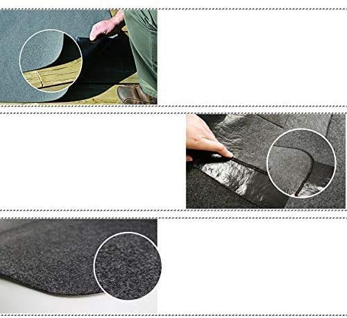 fasmov alfombrilla para parrilla de Gas o Eléctrico Grill – Parrilla de 30 "W x 4 'l- tamaño Extra grande Pad