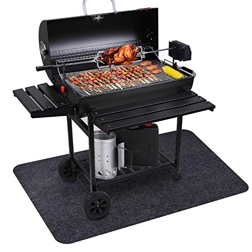 fasmov alfombrilla para parrilla de Gas o Eléctrico Grill – Parrilla de 30 "W x 4 'l- tamaño Extra grande Pad