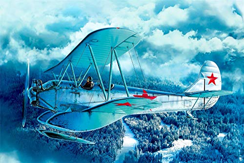 FAWFAW Puzzle 300 Piezas, Aviones, Avión De Ambulancia Aérea Soviética De La Segunda Guerra Mundial 1500/1000/500/300 Piezas