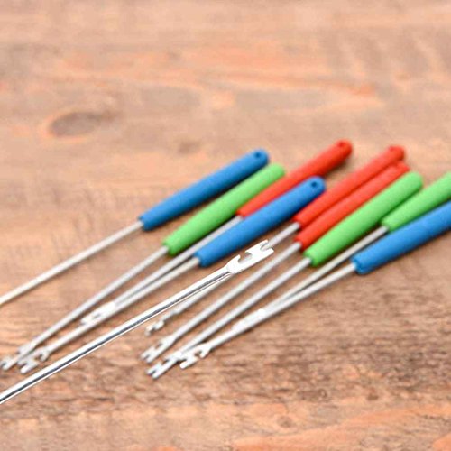 Fengyuanhong 3pcs Color al Azar Gancho de Pesca del Separador del Gancho de Pescados de removedor de anzuelos Desenganche Dispositivo Extractor de Pescar portátil Herramienta