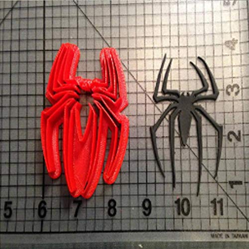 Film Super Hero Spider Face Eyes Spider Web Cookie Cutter Set Made 3D Printed Fondant Cupcake Top Cake Cutter Decorating Tool,Spiderman Eyes 2Inch