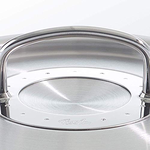 Fissler original-profi collection / Olla de acero inoxidable (6,3 litros, Ø 24 cm), apta para cocinas de inducción, gas, vitrocerámica y eléctricas