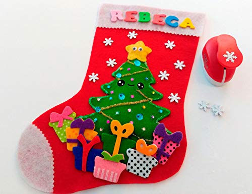 Fixo Kids 38151. Perforadora Especial Goma EVA con Forma de Copo de Nieve. 1,6cm. Tamaño Pequeño.