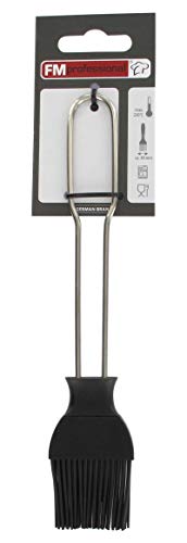 FM Professional Pincel 20X0,4Cm, Acero Inoxidable, Negro e INOX, 20 cm