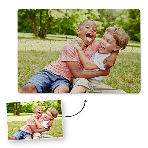 Fotoprix Puzzle de 500 Piezas Personalizado con tu Foto preferida y Texto | 5 Modelos Disponibles | Regalo Original con Foto Personalizada | Tamaño: 34x48 cms