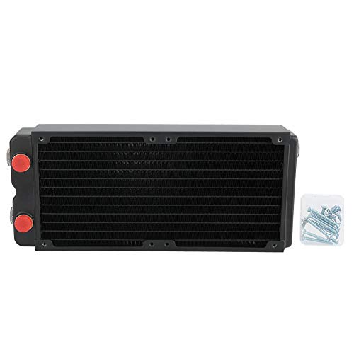 Fournyaa Radiador de refrigeración por Agua, Separador de Agua Integrado Enfriador de Agua con CPU de 12 Tubos y Doble Capa, para Equipos de Belleza e industriales