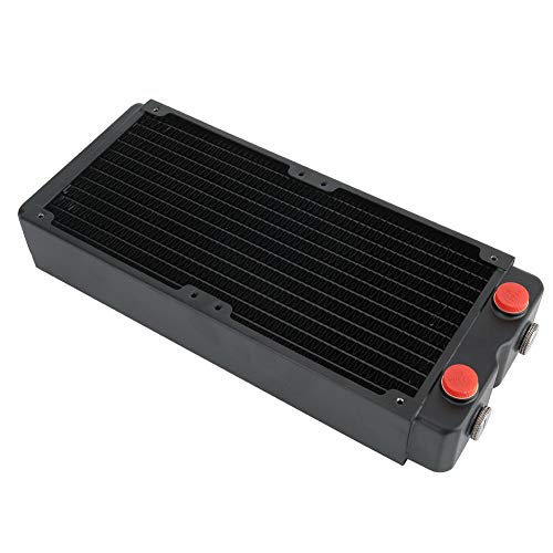 Fournyaa Radiador de refrigeración por Agua, Separador de Agua Integrado Enfriador de Agua con CPU de 12 Tubos y Doble Capa, para Equipos de Belleza e industriales