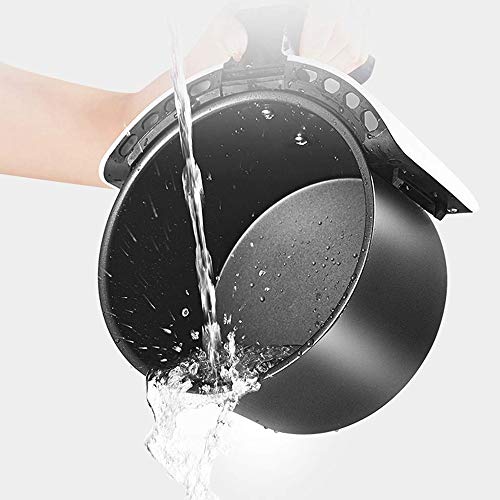 Freidora de aire freidora sin aceite Aire Fryer 1000W eléctricos de aire caliente freidoras grandes de aire Freidora Horno sin Aceite for cocinas Accesorios adicionales, Recetas, pinchos de barbacoa r