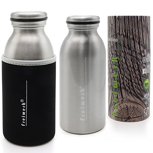 freiwerk® Termo 350ml Acero Inoxidable con Doble Pared tamaño