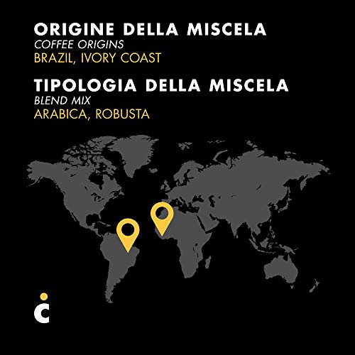 FRHOME - Caffitaly 100 Càpsulas compatibles - Il Caffè Italiano - Mezcla Roma Intensidad 10