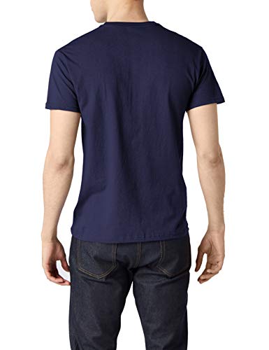 Fruit of the Loom Mens Original 5 Pack T-Shirt Camiseta, Azul (Navy), Large (Pack de 5) para Hombre