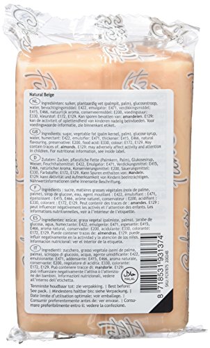 FunCakes Fondant para Cubrir Tartas, Cupcakes, Galletas o Modelar color Beige Piel: Sabor Vainilla, Flexible, Sin Gluten, Halal, Kosher D, Apto Véganos, 250g, FC97875