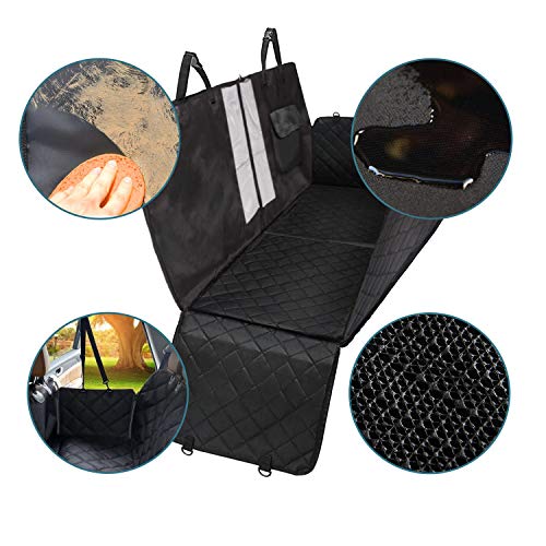 Funda de Asiento de Coche para Perro XXL - Cubierta Acolchada – Talla Universal 165 * 142 * 50 cm