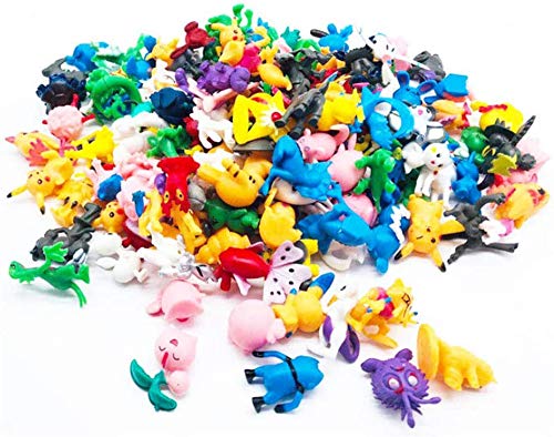 Funmo - Pokemon Monster Mini Figure 2-3 cm in Random, Pokémon Figuras de colección aleatorias (48 Piezas)