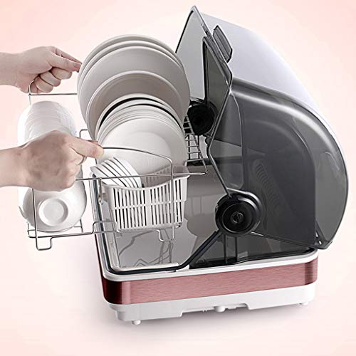 Gabinete De DesinfeccióN Hogar PequeñO Escritorio Mini DesinfeccióN Armario Cocina Vajilla Secador EsterilizacióN UV Gabinete De Limpieza 46 × 37 × 43cm