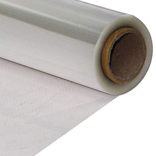 Galacticblum S.L Rollo de Papel de celofán Papel Transparente Liso,35 micras 70 cm X 50 m, Bobina de plástico de Polipropileno, Envoltura para Flores, canastas, floristas.