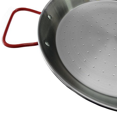 GARCIMA 5020061 Paellera Valenciana de 26 cm. Pulida Para 2 Personas, Acero