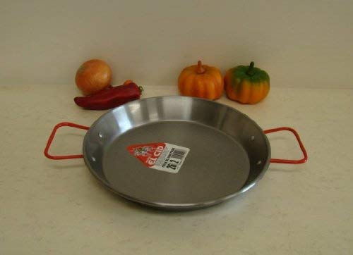 GARCIMA 5020061 Paellera Valenciana de 26 cm. Pulida Para 2 Personas, Acero