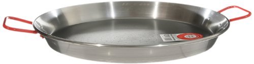 GARCIMA 5020061 Paellera Valenciana de 26 cm. Pulida Para 2 Personas, Acero