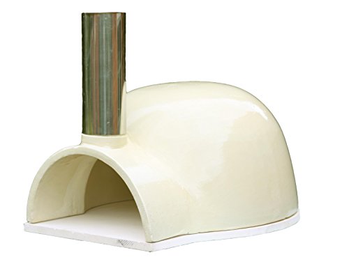 Gardeco Pizzaro Pizza Horno Esmalte, Marfil, 65 x 60 x 37 cm