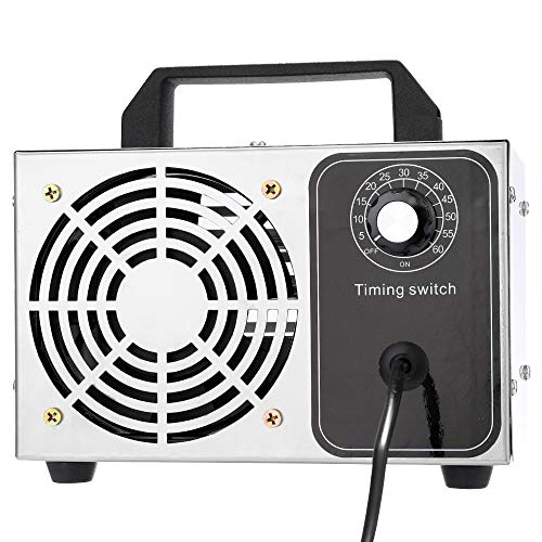 Gecheer 28 g/h Generador de ozono Comercial Hogar, Ozonizador Industrial Portatil, Máquina de Ozono, Purificador de Aire Filtro de Aire, Además del Formaldehído