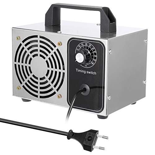Gecheer 28 g/h Generador de ozono Comercial Hogar, Ozonizador Industrial Portatil, Máquina de Ozono, Purificador de Aire Filtro de Aire, Además del Formaldehído