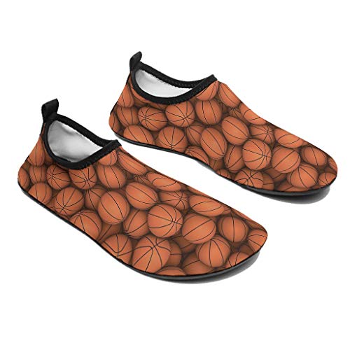 Generic Branded - Zapatillas de goma para deportes divertidos y descalcificadores de playa, natación, yoga, esnórquel, color blanco 46/47