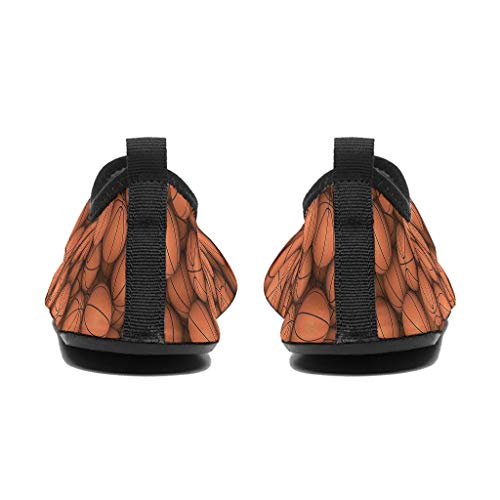 Generic Branded - Zapatillas de goma para deportes divertidos y descalcificadores de playa, natación, yoga, esnórquel, color blanco 46/47