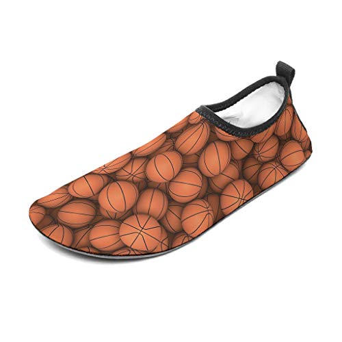 Generic Branded - Zapatillas de goma para deportes divertidos y descalcificadores de playa, natación, yoga, esnórquel, color blanco 46/47